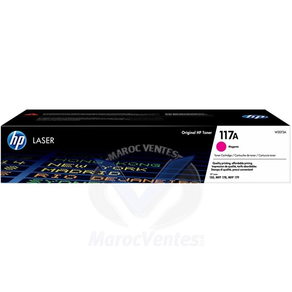 HP 117A MAGENTA ORIGINAL LASER TONER CARTRIDGE W2073A